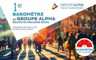 Publication du 1er Baromètre Groupe ALPHA relatif au dialogue social