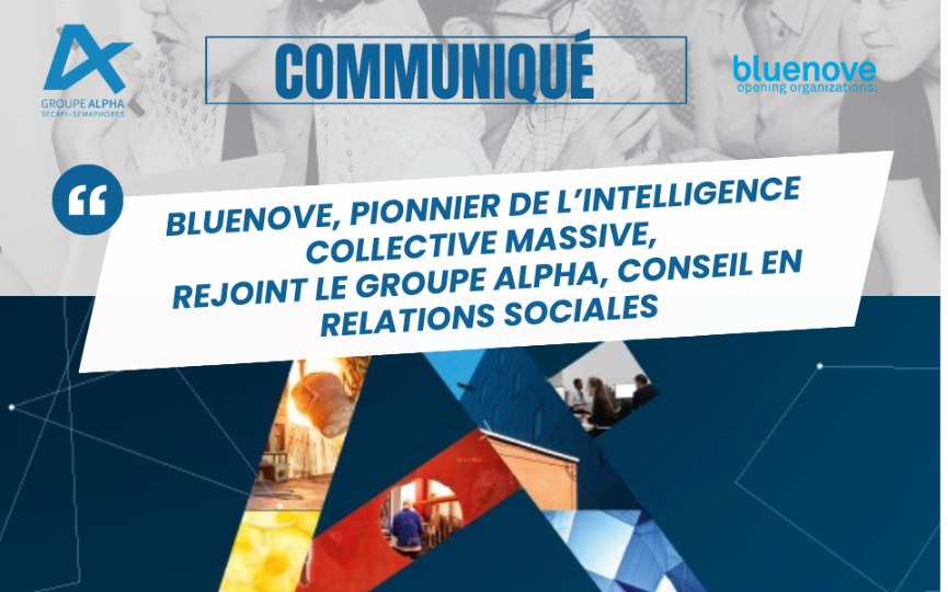 Bluenove rejoint le Groupe ALPHA